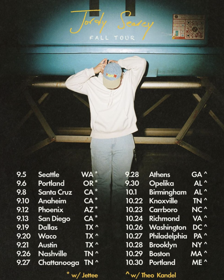 Jordy Searcy Announces Fall US Tour Starting In September